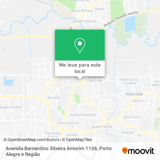 Avenida Bernardino Silveira Amorim 1106 mapa