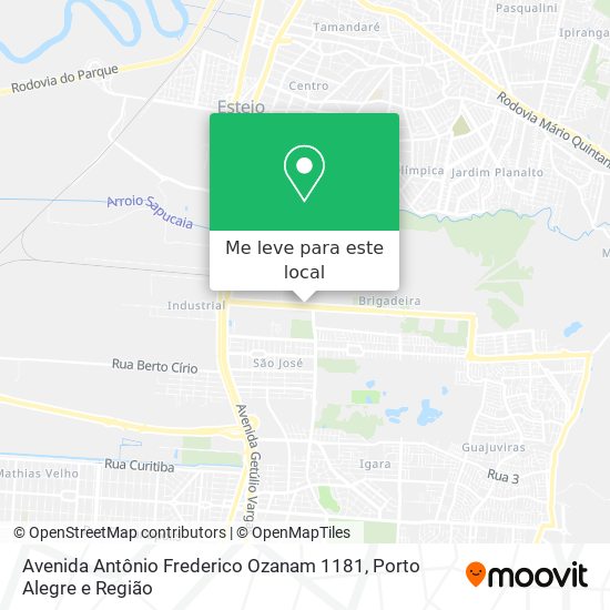 Avenida Antônio Frederico Ozanam 1181 mapa