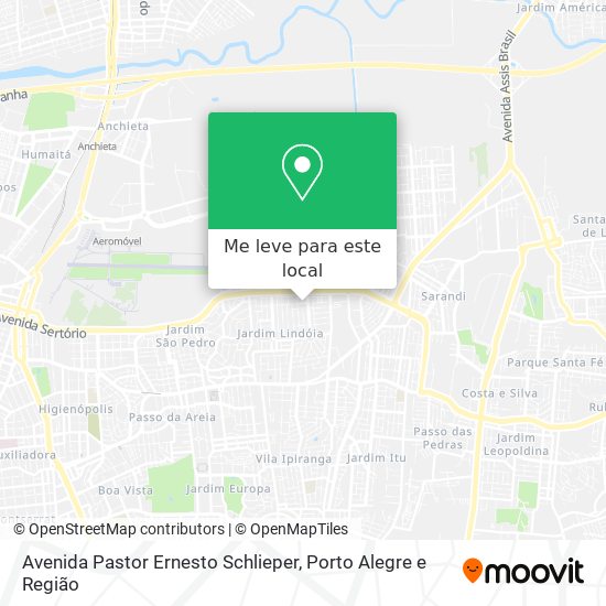 Avenida Pastor Ernesto Schlieper mapa