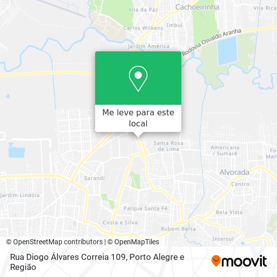 Rua Diogo Álvares Correia 109 mapa