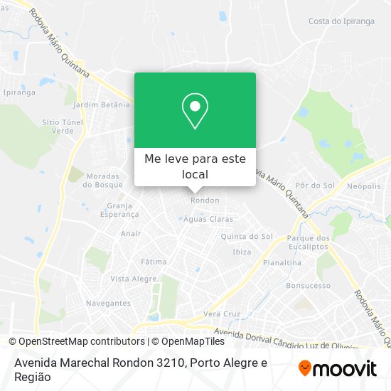 Avenida Marechal Rondon 3210 mapa