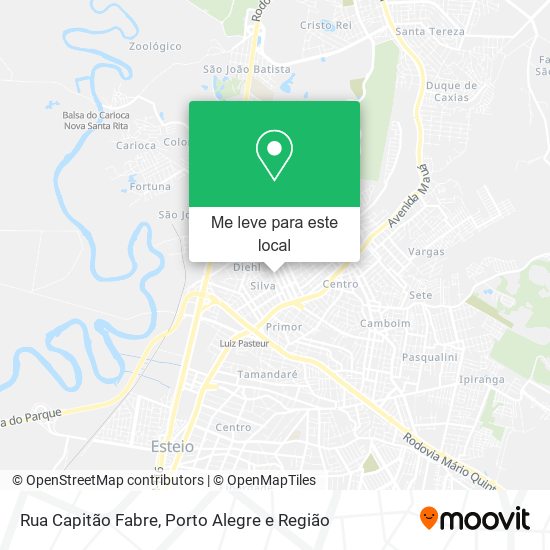 Rua Capitão Fabre mapa