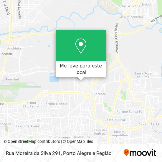 Rua Moreira da Silva 291 mapa