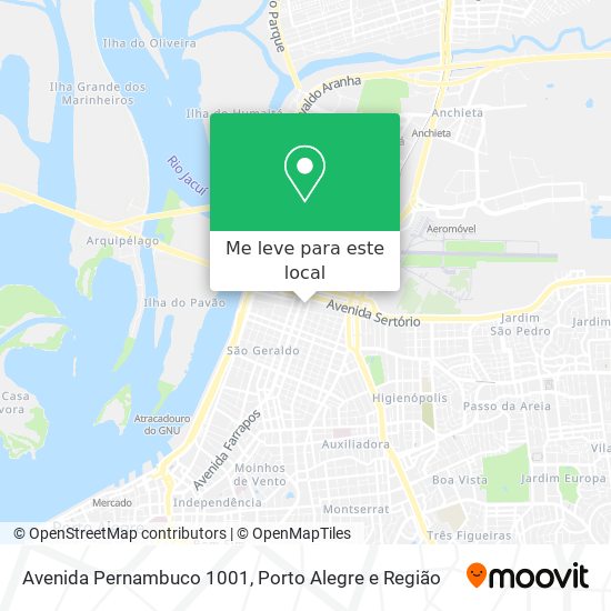Avenida Pernambuco 1001 mapa