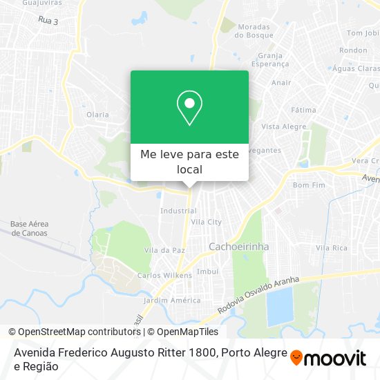 Avenida Frederico Augusto Ritter 1800 mapa