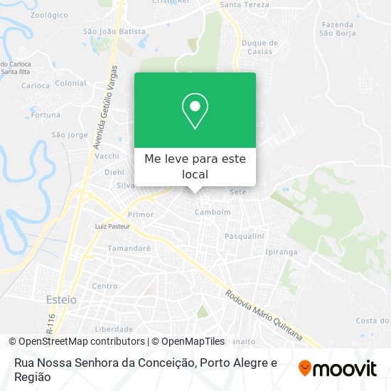 Rua Nossa Senhora da Conceição mapa