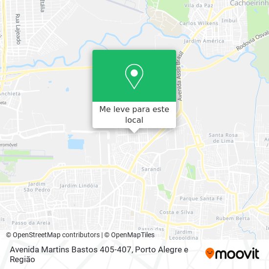 Avenida Martins Bastos 405-407 mapa
