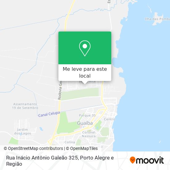 Rua Inácio Antônio Galeão 325 mapa