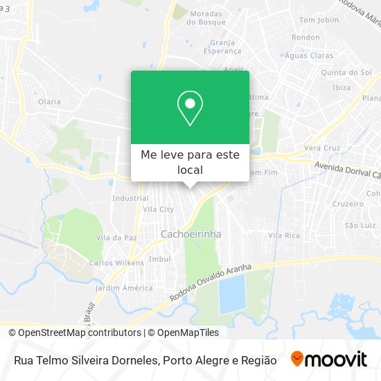 Rua Telmo Silveira Dorneles mapa