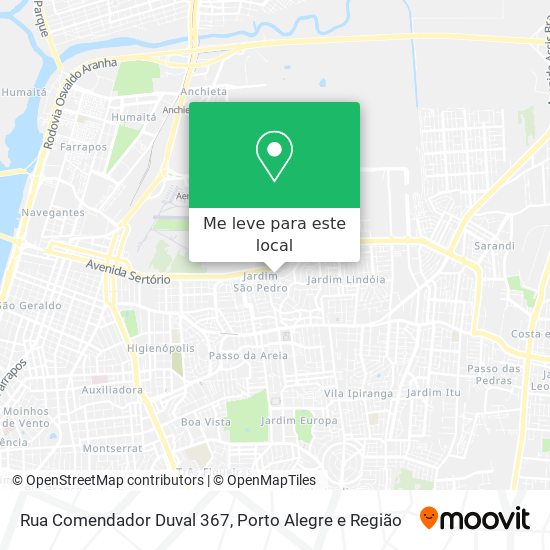 Rua Comendador Duval 367 mapa