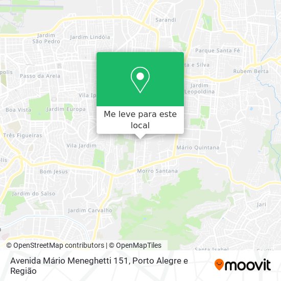 Avenida Mário Meneghetti 151 mapa