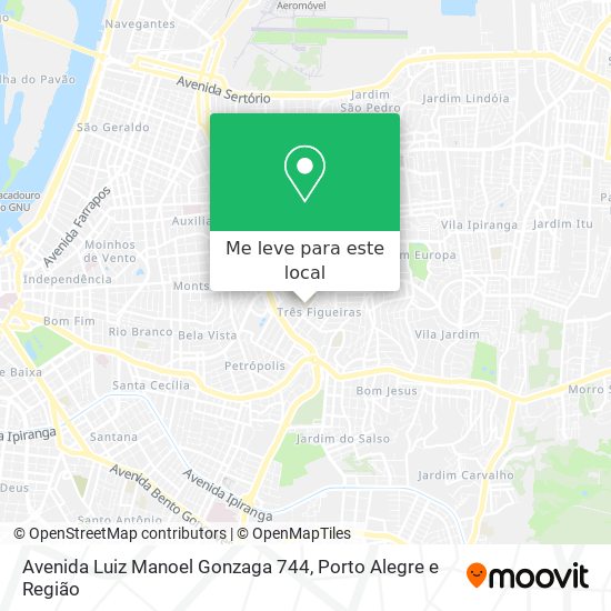 Avenida Luiz Manoel Gonzaga 744 mapa