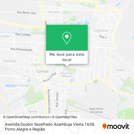 Avenida Doutor Sezefredo Azambuja Vieira 1638 mapa