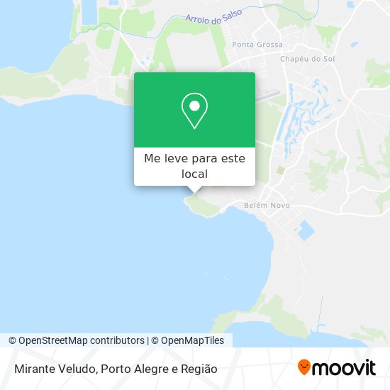 Mirante Veludo mapa