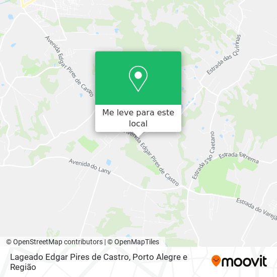 Lageado Edgar Pires de Castro mapa