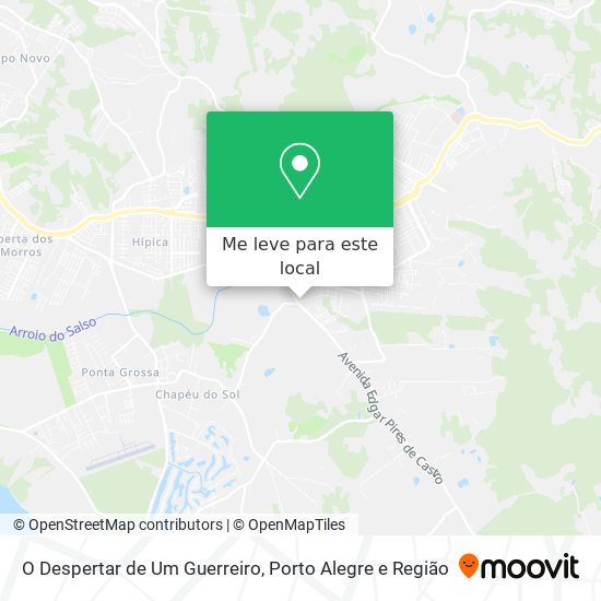 O Despertar de Um Guerreiro mapa