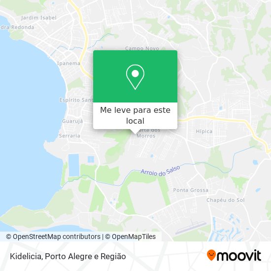 Kidelicia mapa