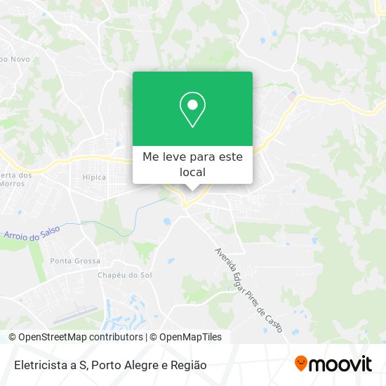 Eletricista a S mapa