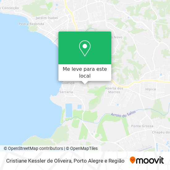 Cristiane Kessler de Oliveira mapa