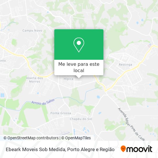 Ebeark Moveis Sob Medida mapa