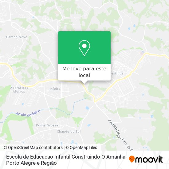Escola de Educacao Infantil Construindo O Amanha mapa