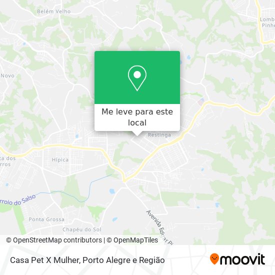 Casa Pet X Mulher mapa