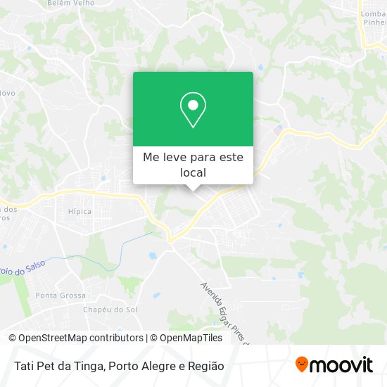 Tati Pet da Tinga mapa