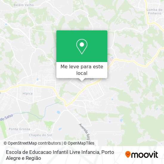 Escola de Educacao Infantil Livre Infancia mapa