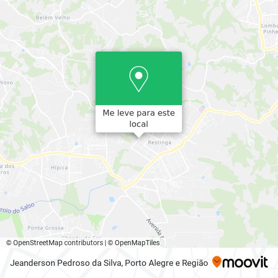 Jeanderson Pedroso da Silva mapa