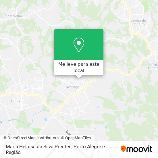 Maria Heloisa da Silva Prestes mapa