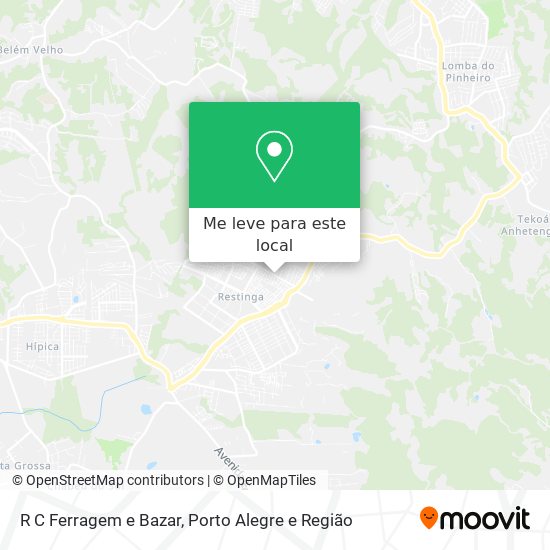 R C Ferragem e Bazar mapa