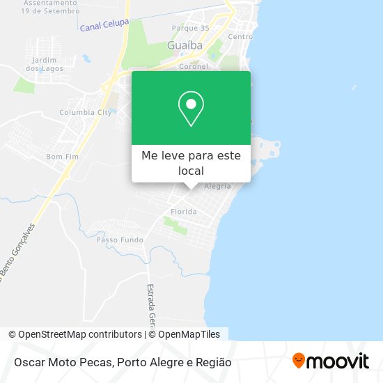 Oscar Moto Pecas mapa