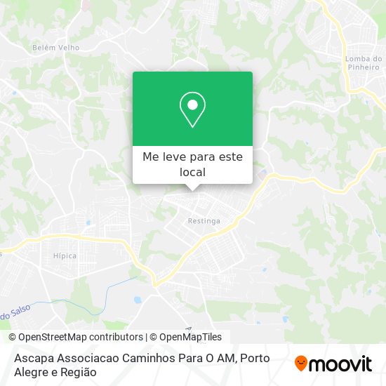 Ascapa Associacao Caminhos Para O AM mapa