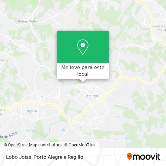 Lobo Joias mapa