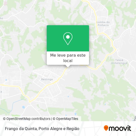 Frango da Quinta mapa