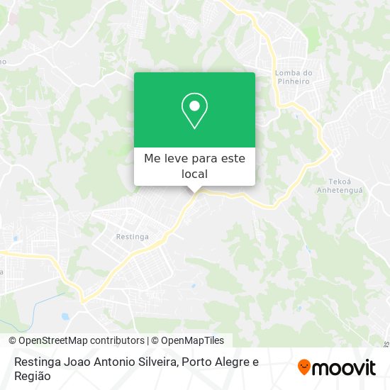 Restinga Joao Antonio Silveira mapa