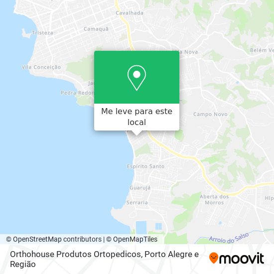 Orthohouse Produtos Ortopedicos mapa