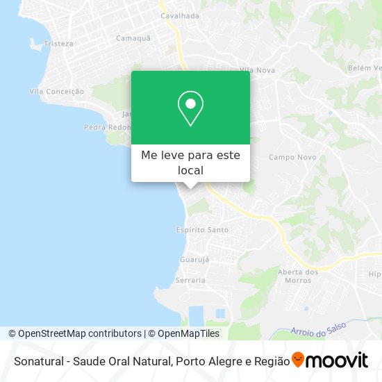 Sonatural - Saude Oral Natural mapa