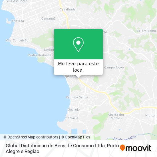 Global Distribuicao de Bens de Consumo Ltda mapa