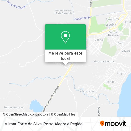 Vilmar Forte da Silva mapa