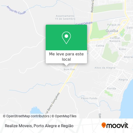 Realize Moveis mapa