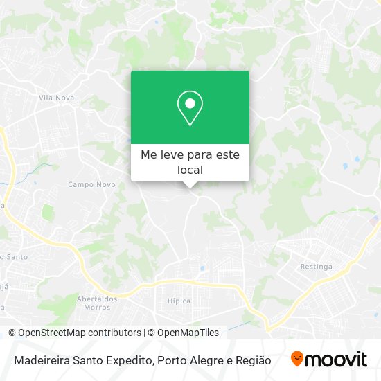 Madeireira Santo Expedito mapa