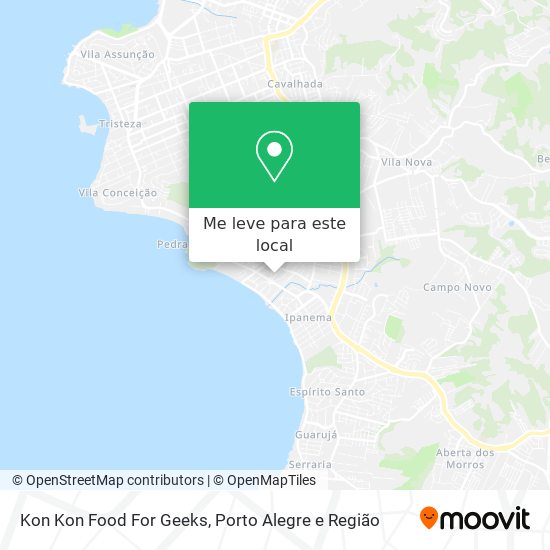 Kon Kon Food For Geeks mapa