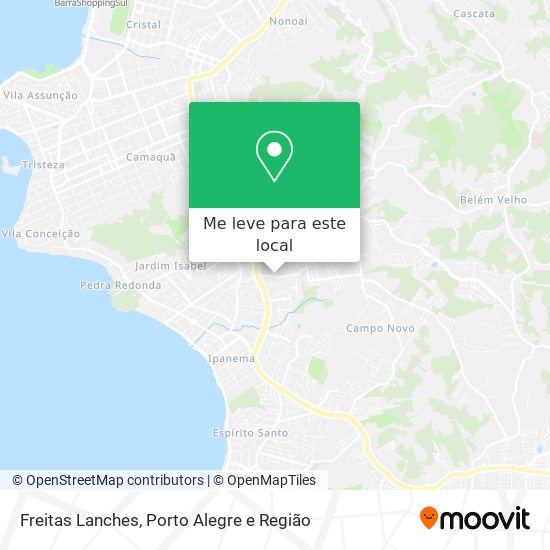 Freitas Lanches mapa