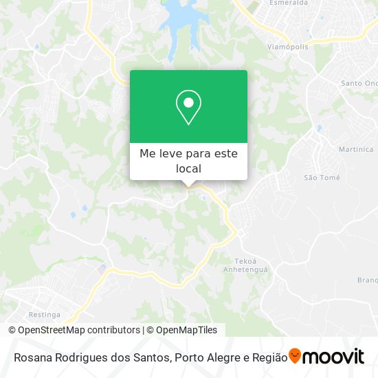 Rosana Rodrigues dos Santos mapa