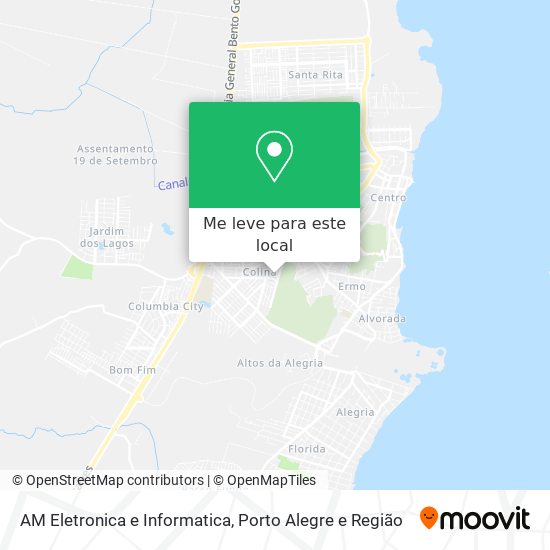 AM Eletronica e Informatica mapa