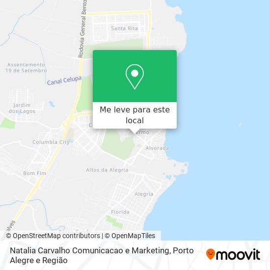 Natalia Carvalho Comunicacao e Marketing mapa