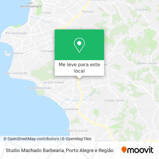 Studio Machado Barbearia mapa