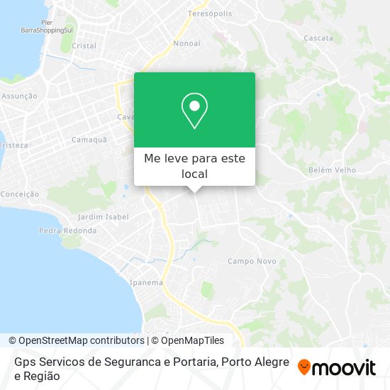 Gps Servicos de Seguranca e Portaria mapa