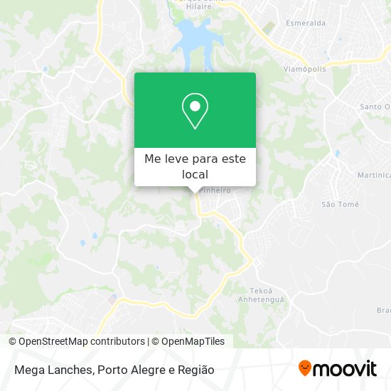 Mega Lanches mapa